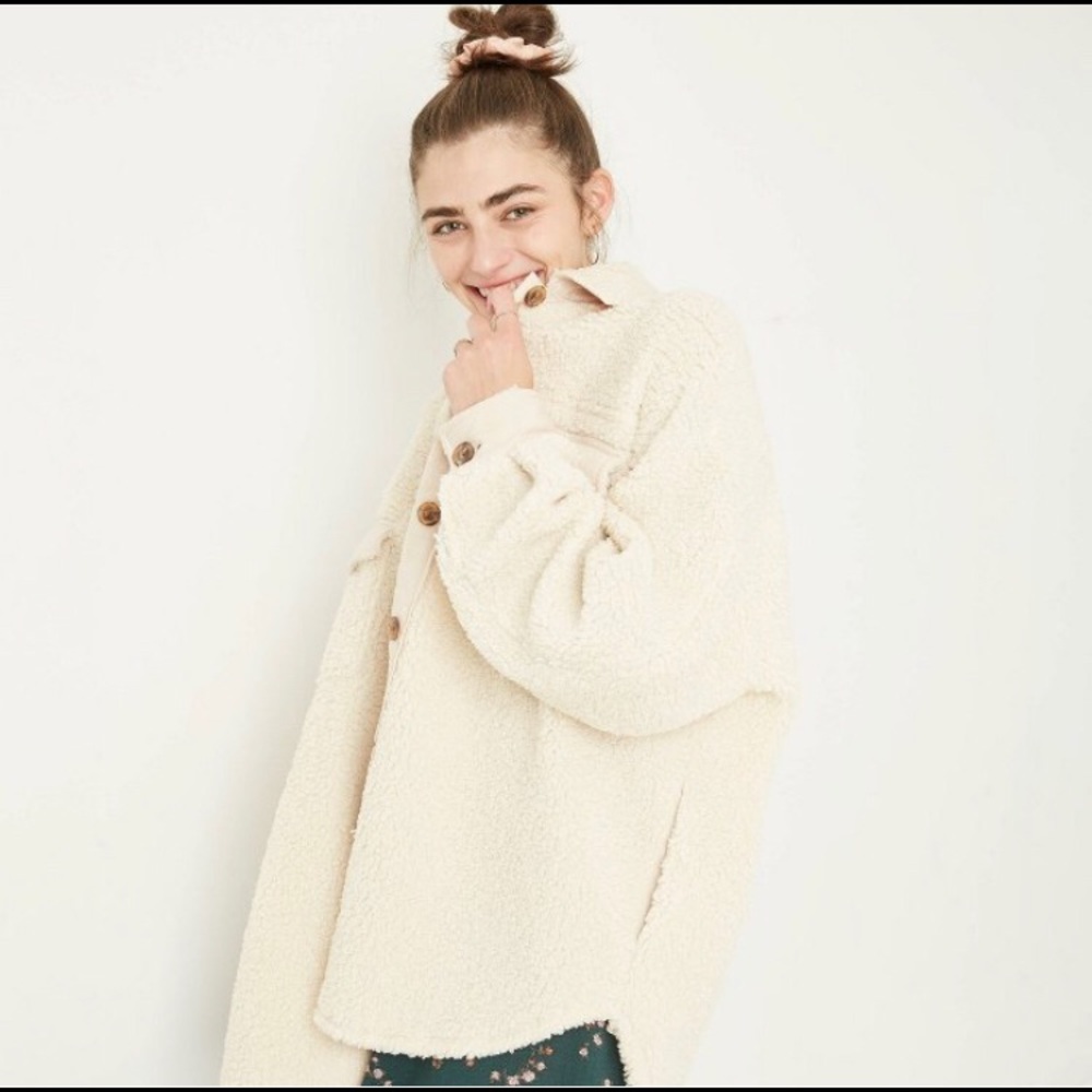 Wild Fable Sherpa Button Up Jacket